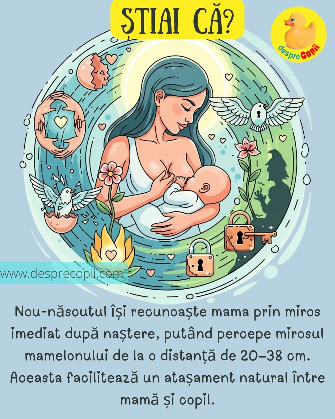 alaptare bebelus la nastere